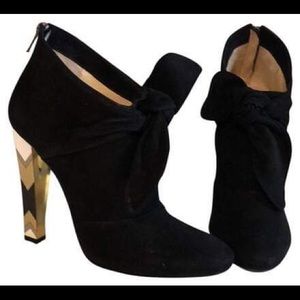 Jimmy Choo Erica Suede Black Boots Booties